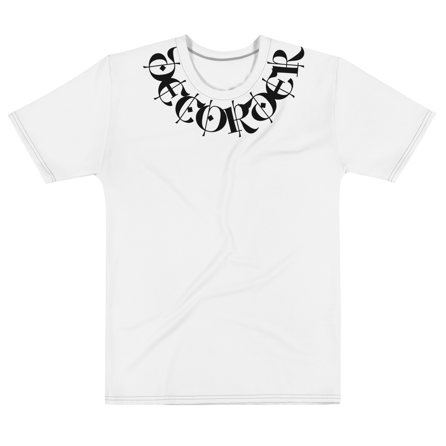 DECORDER necklace t-shirt