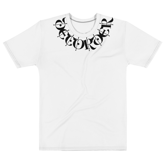 DECORDER necklace t-shirt